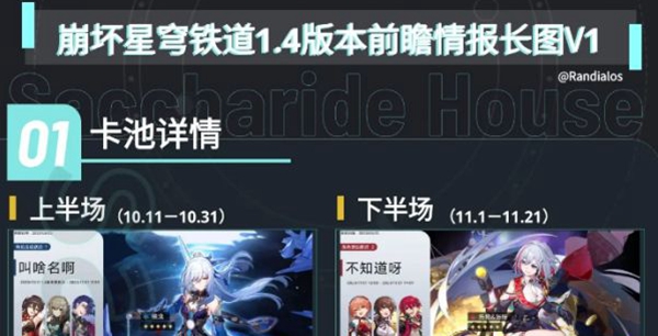 崩坏星穹铁道1.4前瞻直播时间公布-崩铁1.4前瞻爆料