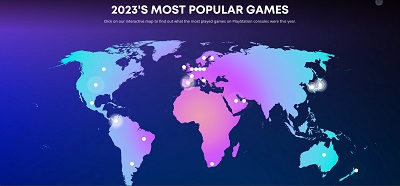 PlayStation公布2023年全球最受欢迎游戏:23个国家玩家最爱这些游戏