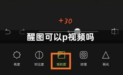 醒图可以p视频吗