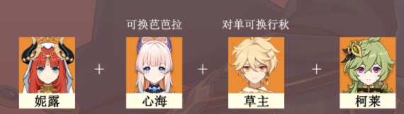 原神妮露阵容怎么搭配