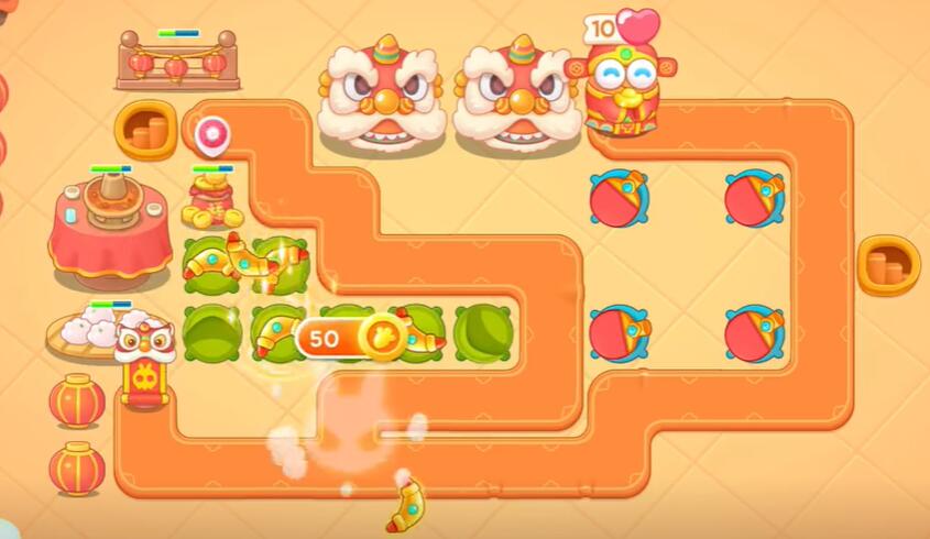 保卫萝卜4新春大集第5关怎么过