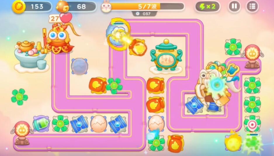 保卫萝卜4新春大集第2关怎么过