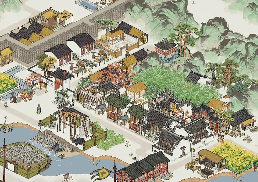 江南百景图徽州府布局图介绍