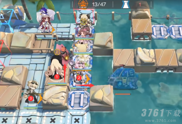 明日方舟,在建沙滩18,打法攻略