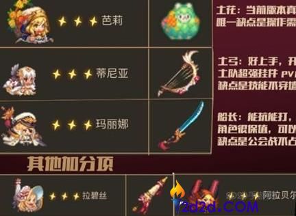 《坎公骑冠剑》初始角色怎么选-初始角色选择推荐