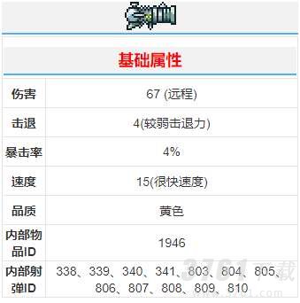 泰拉瑞亚,雪人炮武器,详情介绍