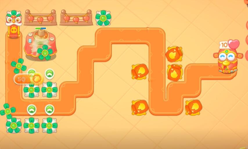 保卫萝卜4福神大作战第1关怎么过-福神大作战第1关通关图文攻略大全