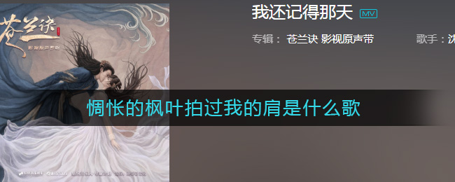 惆怅的枫叶拍过我的肩是什么歌-惆怅的枫叶拍过我的肩是什么歌