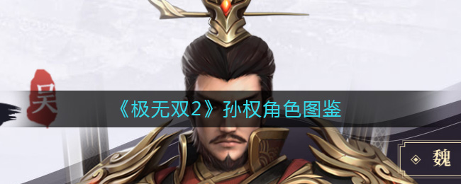 《极无双2》孙权角色图鉴-极无双2孙权怎么样