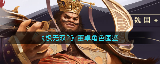 《极无双2》董卓角色图鉴-极无双2董卓怎么样