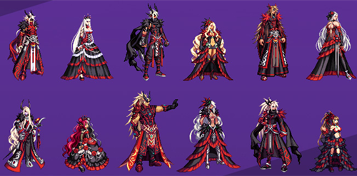 DNF第10期天空套新配色星渊全职业外观一览-地下城与勇士第十期天空套外观