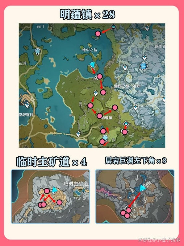 《原神》4.5版本烟绯培养一图流攻略 原神烟绯突破材料在哪里？