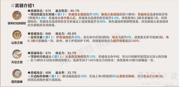 原神3.3流浪者用什么武器-流浪者武器推荐