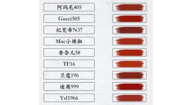 汉字进化男生别进连线所有口红色号怎么过
