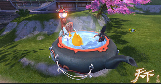 干了这碗孟婆汤!《天下》手游全新坐骑“沐日浴月”魔幻上线