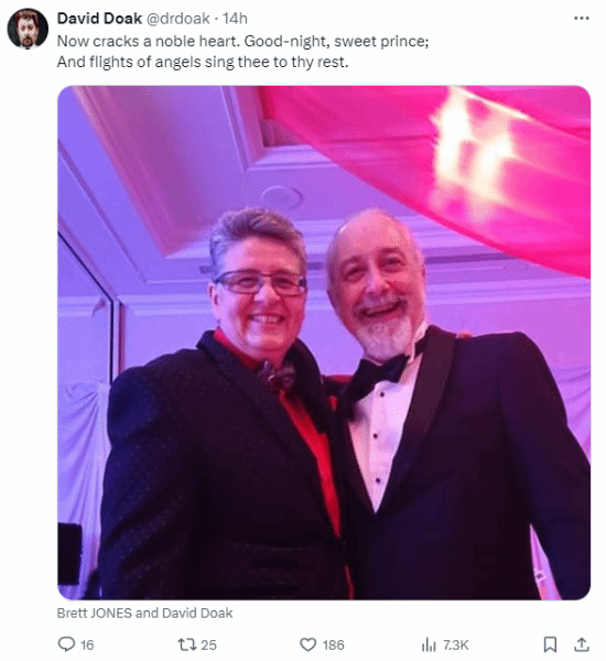 《007黄金眼》《完美黑暗》美术师去世 好友发文悼念