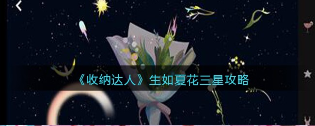 《收纳达人》生如夏花三星攻略-收纳达人生如夏花三星攻略图文