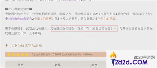 武器池保底继承吗