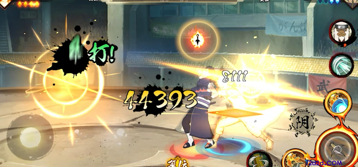 火影忍者手游金水的普攻怎么用