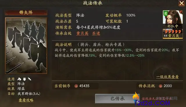 三国志战略版有哪些阵法好用