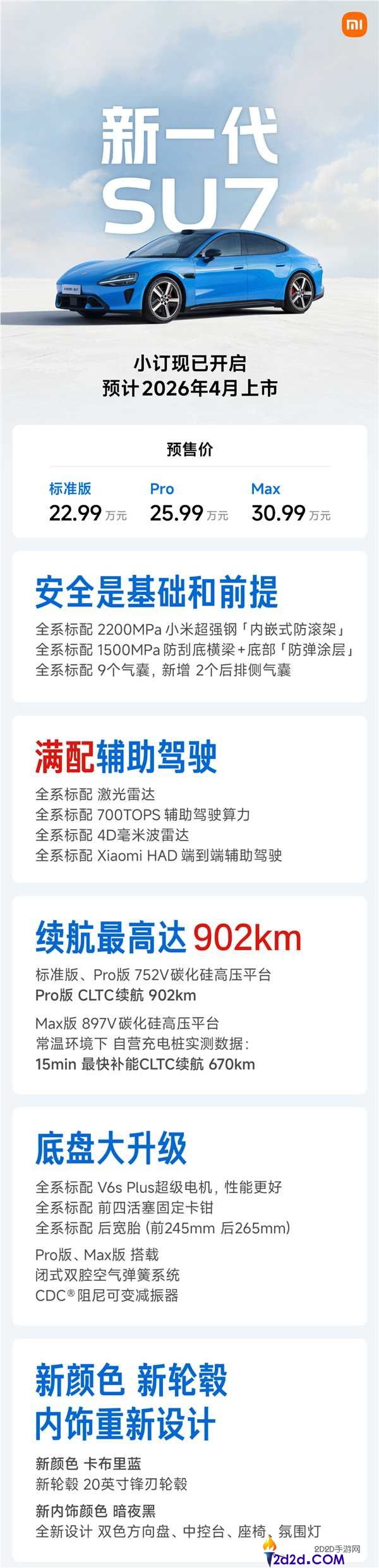 小米,激烈推荐老款SU7排单用户晋级新一代SU7,会优先排产