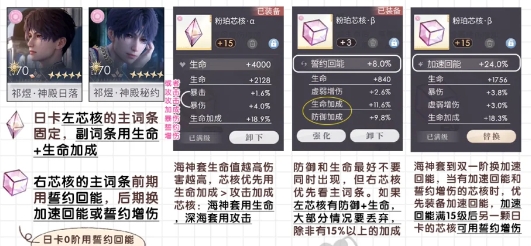 恋与深空祁煜海神套装芯核用什么-恋与深空海神套装芯核详细指南