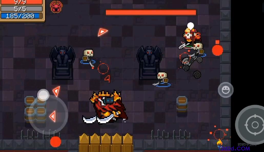 元气骑士骷髅王怎么打