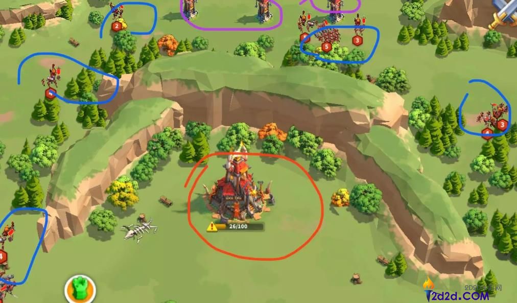 万国觉醒野蛮人营地怎么打