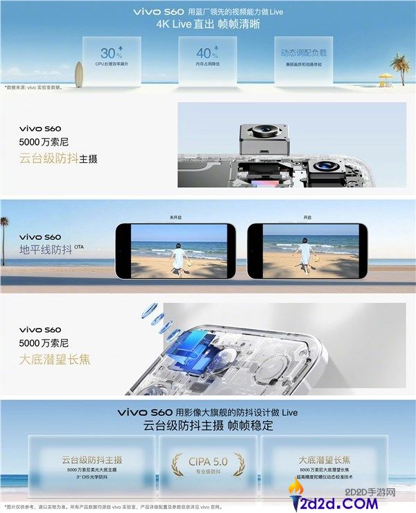 田曦薇代言 vivo S60 系列发布:行业最强实况神机,2899 元起