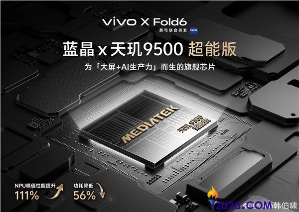 vivo X Fold6首发天玑9500超能版,提前两年研发,6月下旬正式上市