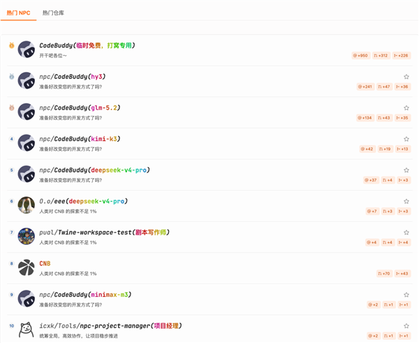 腾讯云CodeBuddy NPC智能体发布,Token价格骤降超90%