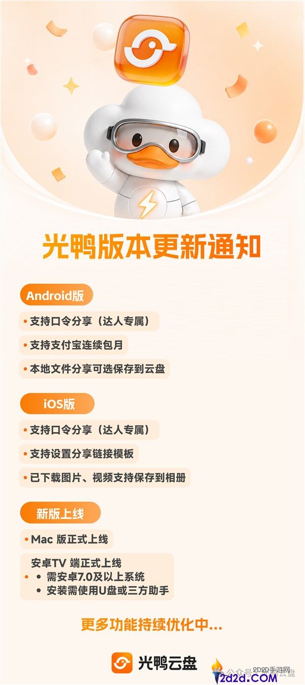 迅雷光鸭云盘推出Mac和TV版本,免费获取2TB空间!