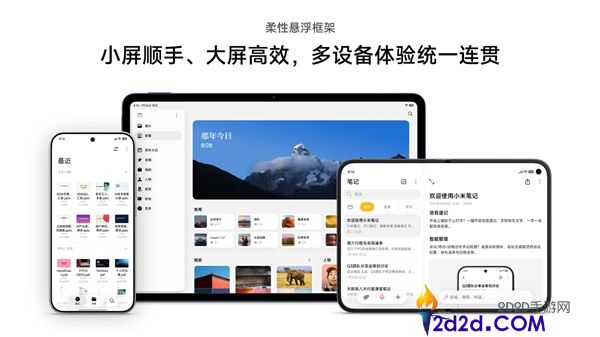 小米磅礴OS 4全新设计揭秘:柔光玻璃退场,智能感知环境色彩与细腻质感提升