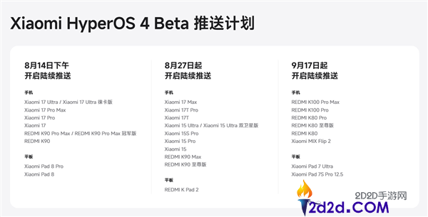 小米磅礴OS 4官网正式上线:流畅体验一气呵成