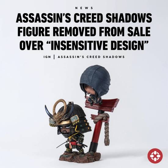 《AC影》揭日本玩家伤疤手办被重做引热议：接下该逼他们删了黑人