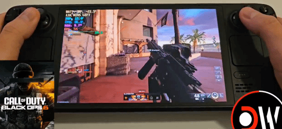 Steam掌机玩《使命召唤21：黑色行动6》测试：流畅运行保持50帧以上