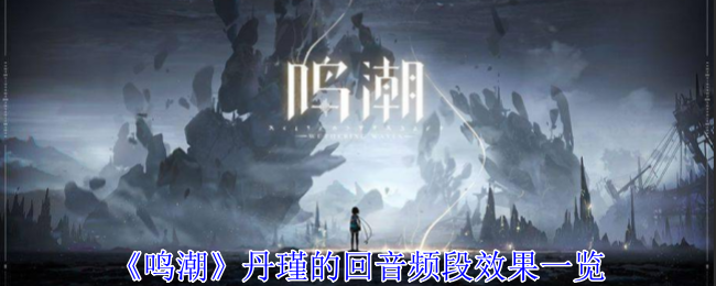 《鸣潮》丹瑾的回音频段效果一览：丹瑾回音效果详解