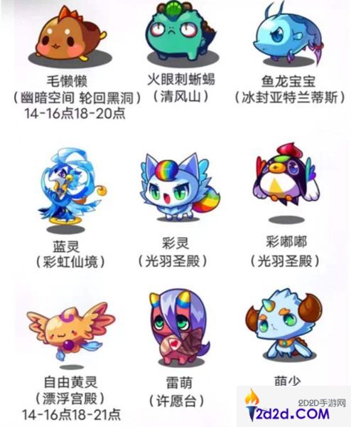 洛克王国世界稀有宠物捕捉地点在哪