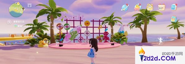 心动小镇沙滩乐园第14天白色小鸭子位置在哪