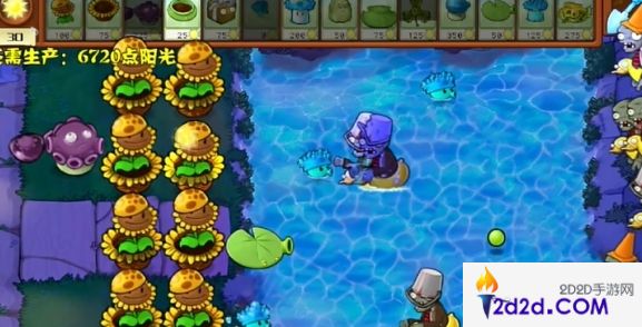 植物大战僵尸杂交版冒险模式第74关怎么通关
