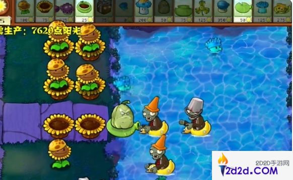 植物大战僵尸杂交版冒险模式第74关怎么通关