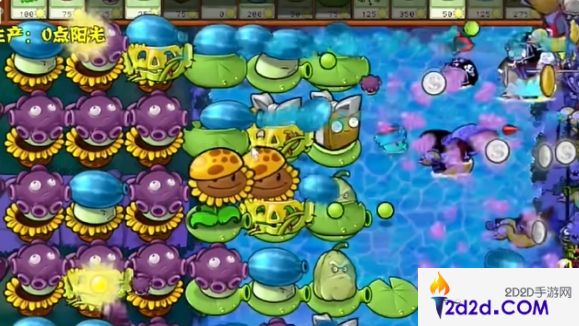 植物大战僵尸杂交版冒险模式第74关怎么通关