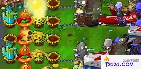 植物大战僵尸杂交版挑战模式第36关怎么通关