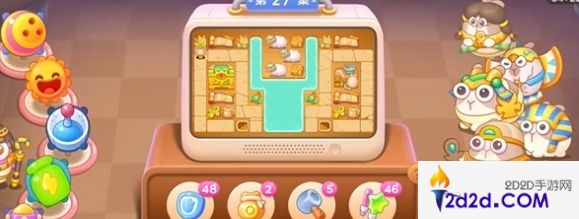 保卫萝卜4法老归来第27关怎么玩