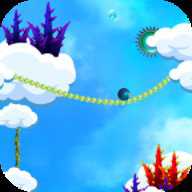 滚动的绳索天空