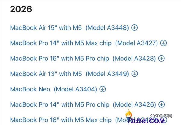 苹果最廉价条记本提早现身,将命名MacBook Neo,