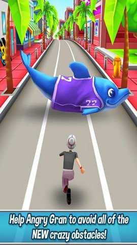 愤怒的老奶奶玩酷跑中文版手游下载