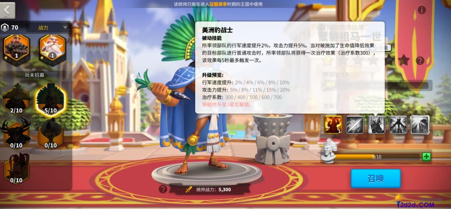 万国觉醒蒙特祖马怎么样