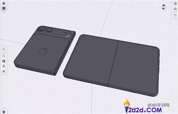 苹果首款折叠屏手机,iPhone Fold细节揭秘,机身太薄摒弃Face ID