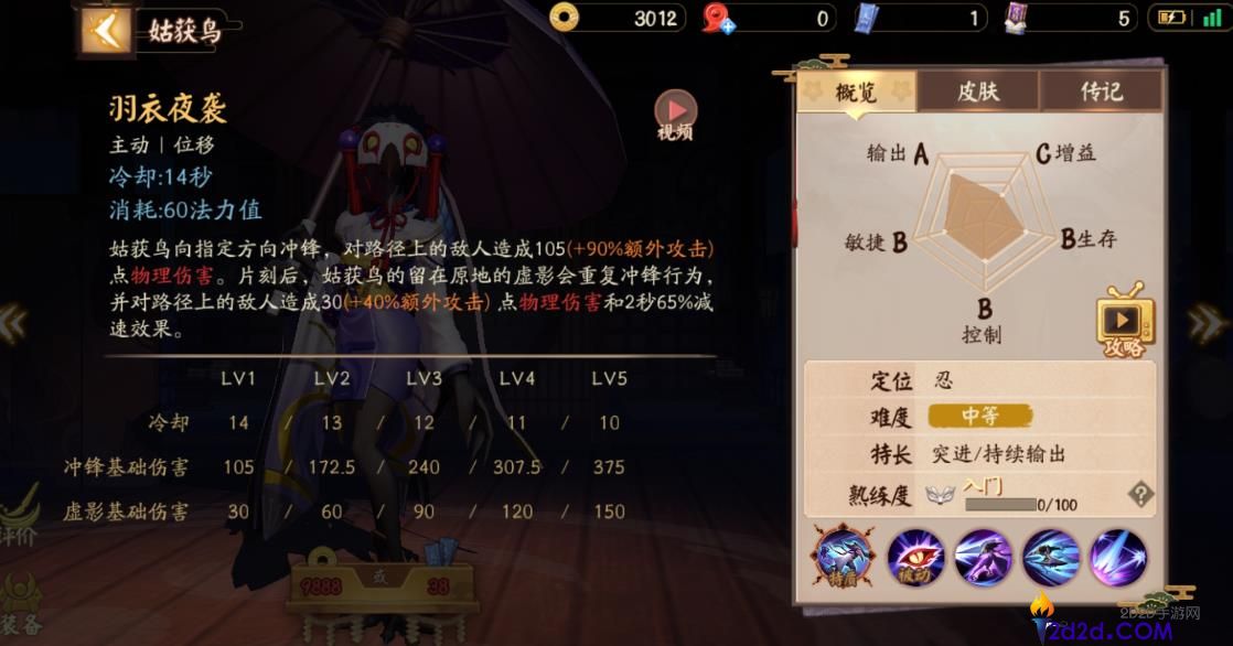 决战平安京姑获鸟怎么玩